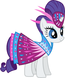 Size: 2400x2880 | Tagged: safe, rarity, pony, unicorn, castle creator, clothes, dress, official, simple background, solo, transparent background, vector