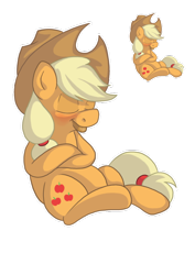 Size: 600x849 | Tagged: safe, artist:maylee, applejack, earth pony, pony, blushing, eyes closed, simple background, sleeping, solo, transparent, transparent background