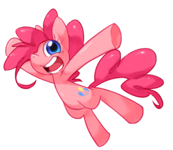 Size: 843x731 | Tagged: safe, artist:lizizero, pinkie pie, earth pony, pony, female, mare, simple background, solo, white background