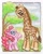 Size: 921x1151 | Tagged: safe, artist:deathcutlet, pinkie pie, earth pony, giraffe, pony, africa, solo, traditional art