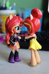 Size: 4000x6000 | Tagged: safe, artist:artofmagicpoland, derpibooru exclusive, sunset shimmer, equestria girls, bikini, clothes, doll, duality, equestria girls minis, midriff, poland, polish, sarong, skirt, swimsuit, toy