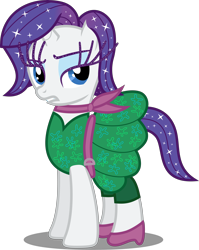 Size: 5660x7115 | Tagged: safe, artist:atomicmillennial, rarity, pony, unicorn, absurd resolution, crossover, disgust (inside out), disney, inside out, pixar, solo