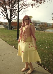 Size: 2575x3597 | Tagged: safe, artist:flutterthunder, fluttershy, human, cosplay, irl, irl human, photo, solo