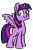 Size: 320x487 | Tagged: safe, artist:alskylark, derpibooru import, twilight sparkle, twilight sparkle (alicorn), alicorn, pony, female, mare, solo