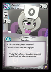 Size: 358x500 | Tagged: safe, octavia melody, rarity, earth pony, pony, unicorn, card, ccg, enterplay