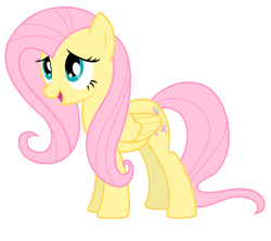 Size: 5500x4883 | Tagged: safe, artist:estories, fluttershy, pegasus, pony, absurd resolution, simple background, solo, transparent background, vector