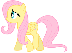 Size: 6000x4448 | Tagged: safe, artist:estories, fluttershy, pegasus, pony, absurd resolution, simple background, solo, transparent background, vector