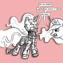 Size: 2018x2034 | Tagged: safe, artist:darkone10, princess celestia, princess luna, alicorn, pony, batman, batman v superman: dawn of justice