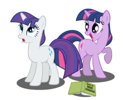 Size: 7500x6000 | Tagged: safe, artist:austiniousi, derpibooru import, rarity, twilight sparkle, pony, unicorn, .psd available, absurd resolution, alternate hairstyle, happy, simple background, transparent background, vector