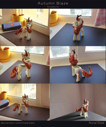 Size: 3628x4345 | Tagged: safe, artist:inowiseei, autumn blaze, kirin, pony, sounds of silence, craft, female, figurine, irl, photo, solo