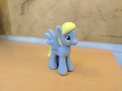 Size: 4048x3036 | Tagged: safe, photographer:captaincakewalk, derpy hooves, pegasus, pony, absurd resolution, blind bag, female, mare, skyrim, solo, the elder scrolls, toy