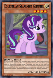Size: 813x1185 | Tagged: safe, artist:lightningciel, starlight glimmer, pony, unicorn, card, female, mare, yu-gi-oh!, yugioh card