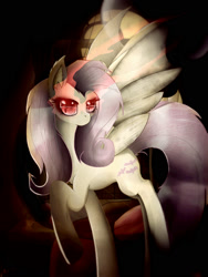 Size: 1500x2000 | Tagged: safe, artist:abletable, fluttershy, pegasus, pony, female, flutterbat, mare, solo