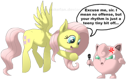 Size: 3508x2203 | Tagged: safe, artist:crispokefan, fluttershy, jigglypuff, pegasus, pony, crossover, high res, nintendo, pokémon, simple background, transparent background, vector