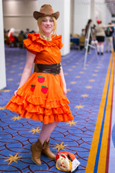 Size: 3684x5520 | Tagged: safe, applejack, human, cosplay, irl, irl human, katsucon, photo