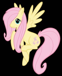 Size: 652x800 | Tagged: artist needed, source needed, safe, fluttershy, pegasus, pony, floating, solo