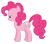 Size: 1000x873 | Tagged: safe, artist:durpy, edit, pinkie pie, earth pony, pony, faic, ponkie poy, simple background, small eyes, solo, transparent background, vector, woll smoth