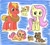 Size: 1480x1342 | Tagged: safe, artist:emmeredith14, big macintosh, fluttershy, winona, oc, earth pony, pegasus, pony, fluttermac, male, offspring, parent:big macintosh, parent:fluttershy, parents:fluttermac, puppy, shipping, stallion, straight