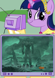 Size: 424x601 | Tagged: safe, derpibooru import, twilight sparkle, twilight sparkle (alicorn), alicorn, pony, crossover, exploitable meme, fake, female, gipsy danger, jaeger, mare, meme, obligatory pony, op is trying to start shit, pacific rim, the legend of korra, tv meme, twiface