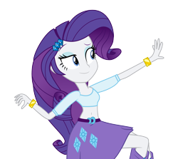 Size: 3920x3500 | Tagged: safe, artist:ponyalfonso, edit, rarity, equestria girls, equestria girls (movie), belly button, clothes, inkscape, midriff, request, simple background, sitting, skirt, solo, this is our big night, transparent background, vector, vector edit, wristband