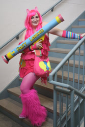 Size: 1280x1920 | Tagged: safe, artist:kysachastain, pinkie pie, human, cosplay, irl, irl human, photo