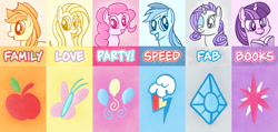 Size: 1200x572 | Tagged: safe, artist:kefkafloyd, derpibooru import, applejack, fluttershy, pinkie pie, rainbow dash, rarity, twilight sparkle, earth pony, pegasus, pony, unicorn, keychain, mane six