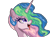 Size: 362x266 | Tagged: safe, artist:clockupflowers, princess celestia, alicorn, pony, pixel art, solo, tongue out