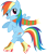 Size: 260x300 | Tagged: safe, derpibooru import, edit, edited screencap, screencap, rainbow dash, pegasus, pony, clothes, cutie mark, female, hat, not a vector, scarf, simple background, skates, smiling, solo, transparent background, wings, winter outfit
