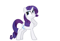 Size: 2560x1760 | Tagged: safe, artist:themlplibrary, rarity, pony, unicorn, simple background, solo, thinking, transparent background, underhoof, vector