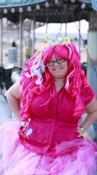 Size: 640x1151 | Tagged: safe, artist:sakurakenji, pinkie pie, human, cosplay, irl, irl human, photo