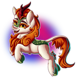 Size: 2000x2000 | Tagged: safe, artist:midnightsix3, autumn blaze, kirin, sounds of silence, female, looking at you, open mouth, simple background, solo, transparent background