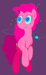 Size: 658x1065 | Tagged: safe, artist:dapperpony, pinkie pie, earth pony, pony, female, mare, pink coat, pink mane, simple background, solo