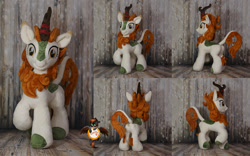 Size: 1598x1000 | Tagged: safe, artist:essorille, autumn blaze, kirin, sounds of silence, irl, photo, plushie, solo