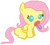 Size: 242x216 | Tagged: safe, artist:bronynel, fluttershy, pegasus, pony, baby, baby pony, babyshy, base used, cute, pacifier, solo