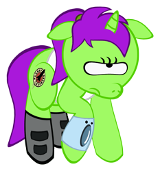 Size: 1263x1358 | Tagged: safe, artist:toonfreak, pony, female, futurama, leela, ponified, simple background, solo, transparent background