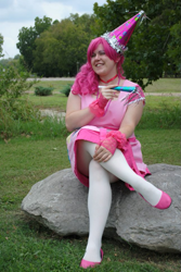 Size: 643x960 | Tagged: safe, artist:brie-neko, pinkie pie, human, cosplay, irl, irl human, photo