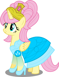 Size: 6418x8350 | Tagged: safe, artist:atomicmillennial, fluttershy, alicorn, pony, absurd resolution, fluttercorn, princess fluttershy, race swap, simple background, transparent background, vector