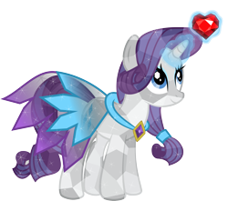 Size: 7268x6420 | Tagged: safe, artist:osipush, rarity, pony, unicorn, absurd resolution, crystallized, fire ruby, magic, simple background, solo, transparent background, vector