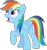 Size: 360x385 | Tagged: safe, artist:oatscene, derpibooru import, rainbow dash, pegasus, pony, princess twilight sparkle (episode), .svg available, simple background, solo, transparent background, vector