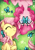 Size: 526x744 | Tagged: safe, artist:tsurime, fluttershy, pinkie pie, butterfly, earth pony, pegasus, pony, female, flutterpie, from above, grass, high angle, lesbian, on back, shipping, smiling