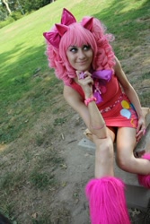 Size: 640x960 | Tagged: safe, artist:rawrenu, pinkie pie, human, cosplay, irl, irl human, photo