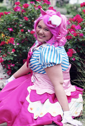 Size: 536x800 | Tagged: safe, artist:apertureashley, artist:inkyinkydoo, pinkie pie, human, cosplay, irl, irl human, photo