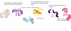 Size: 2806x1236 | Tagged: safe, derpibooru import, applejack, fluttershy, pinkie pie, rainbow dash, rarity, twilight sparkle, twilight sparkle (alicorn), alicorn, earth pony, pegasus, pony, unicorn, pony creator, the cutie map, 1000 hours in pony creator, female, mane six, mare