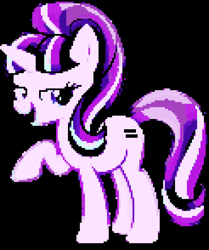 Size: 1722x2058 | Tagged: safe, starlight glimmer, pony, 8-bit, digital art, equal cutie mark, female, looking at you, s5 starlight, solo