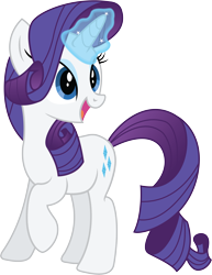 Size: 7529x9758 | Tagged: safe, artist:illumnious, rarity, pony, unicorn, absurd resolution, magic, simple background, solo, transparent background, vector