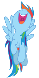 Size: 2500x5004 | Tagged: safe, artist:estories, derpibooru import, rainbow dash, pegasus, pony, cute, flying, nose in the air, open mouth, simple background, solo, transparent background, vector