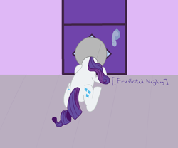 Size: 1200x1000 | Tagged: safe, artist:mightyshockwave, rarity, pony, unicorn, catflap, cone, descriptive noise, horse noises, meme, pet, solo