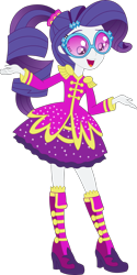 Size: 1157x2315 | Tagged: safe, artist:sketchmcreations, rarity, equestria girls, friendship through the ages, rainbow rocks, clothes, glasses, high heel boots, inkscape, open mouth, reference, sgt. pepper's lonely hearts club band, sgt. rarity, simple background, solo, the beatles, transparent background, vector