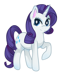 Size: 1037x1183 | Tagged: safe, artist:sleep-powder, rarity, pony, unicorn, simple background, solo, starry eyes