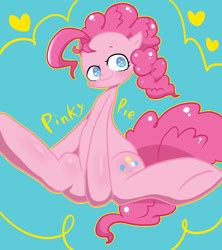 Size: 800x900 | Tagged: safe, artist:anko, pinkie pie, earth pony, pony, female, mare, pink coat, pink mane, pixiv, solo